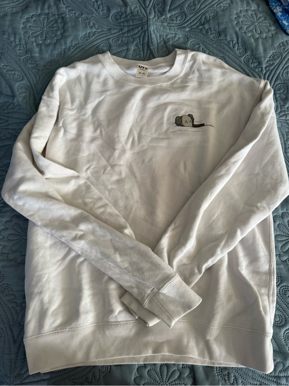Men's Crewneck with Subtle Chest Artwork